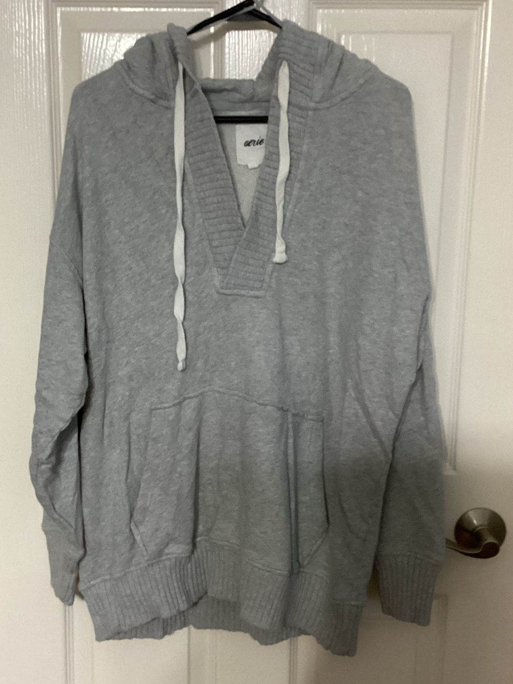Aerie Grey Oversized Hoodie Women’s Medium